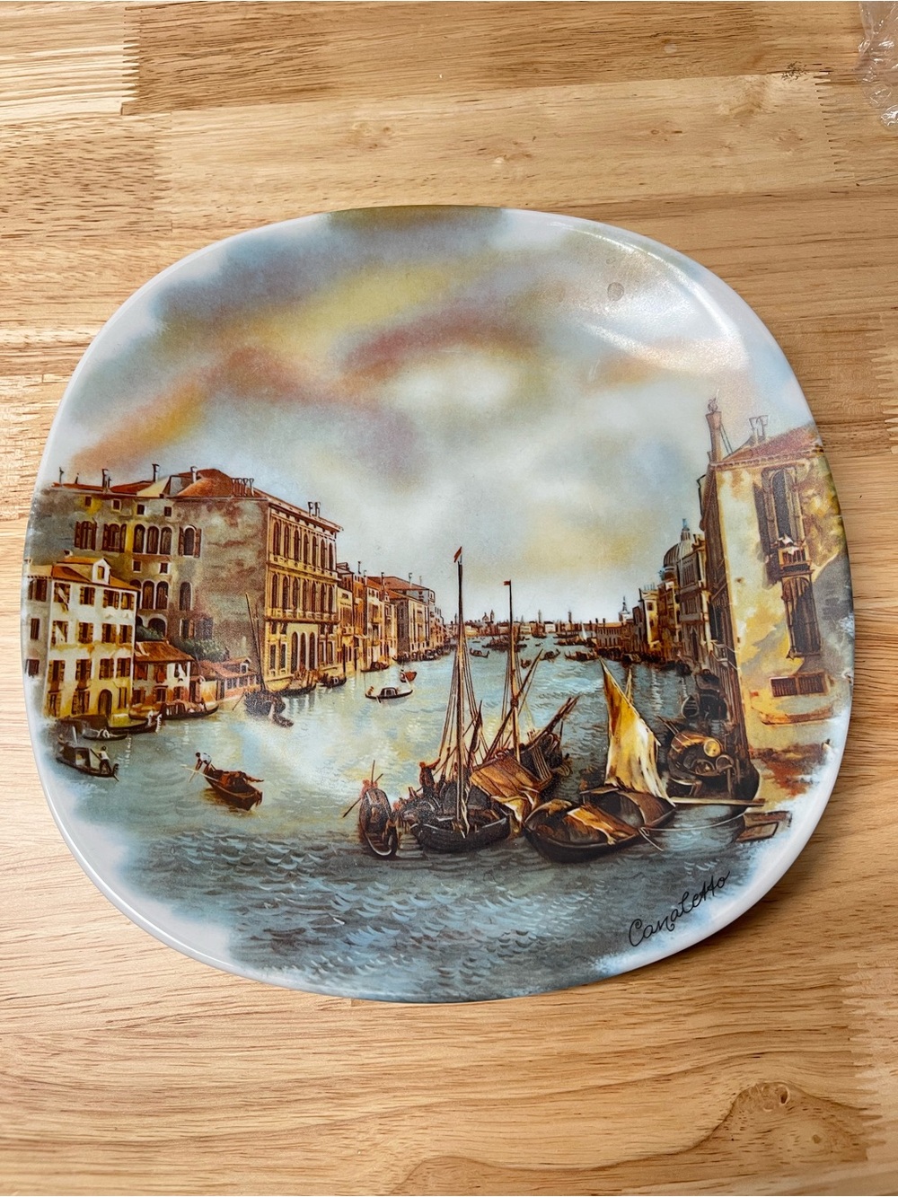 Vintage Schirnding Bavaria "Canal Grande" Canaletto Collector Plate